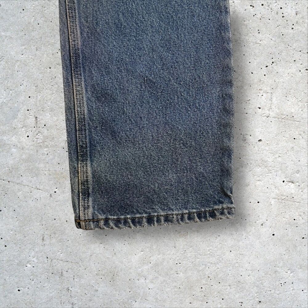 Carhartt Denim Jeans Men's Size 38x32 B480-DVB Blue Workwear Pants - Picture 4 of 12